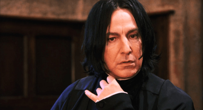34. Alan Rickman as Snape in the Harry Potter series
