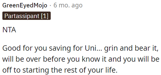 OP will embark on the next chapter of her life.