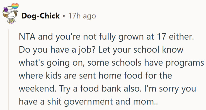 A mix of care and frustration—because sometimes both the parent and the world fail a kid.