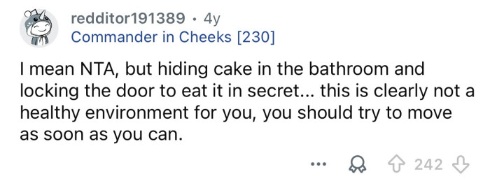 “Not a healthy environment.”