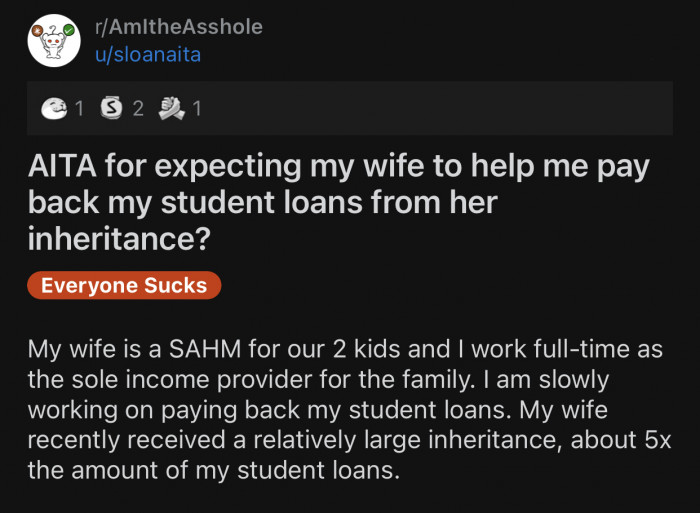 Here's the original post by u/sloanaita: