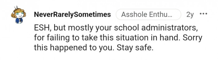 This Redditor is sorry this happened to the OP