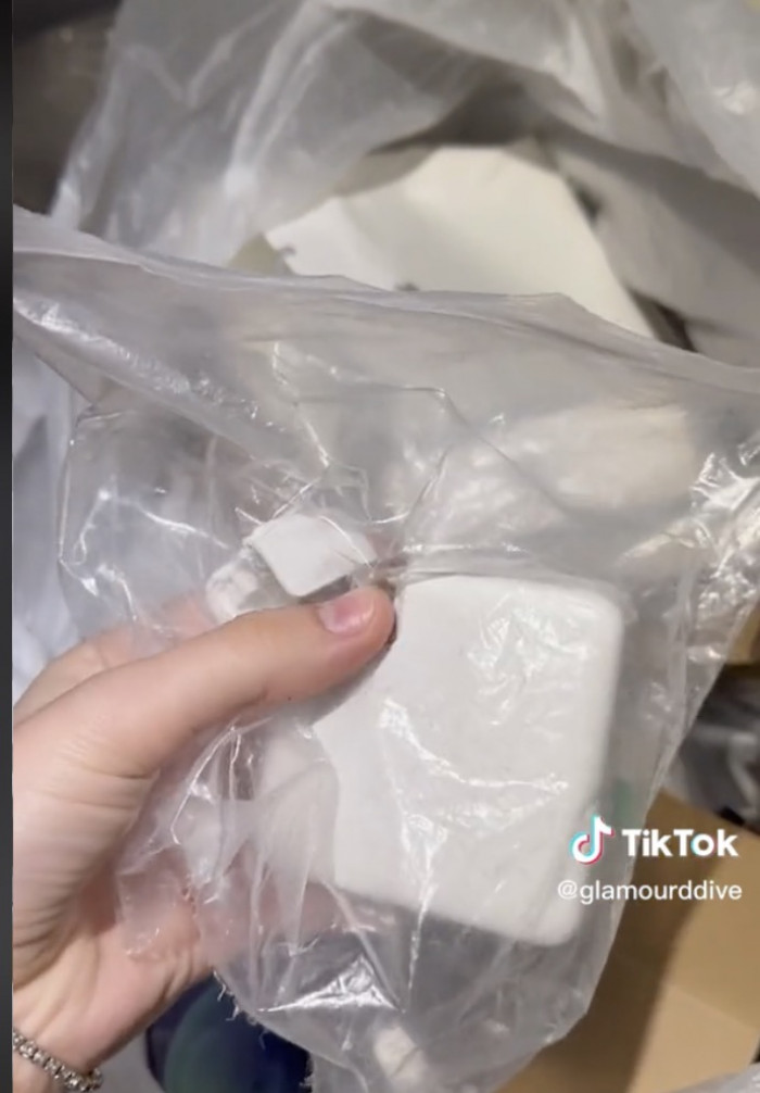 She finds a few more things, and even though she didn't find a whole iPhone, it was still a great find.