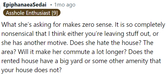 She's Requesting Something Completely Nonsensical.