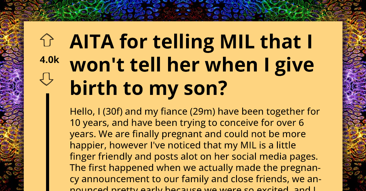 Mom-To-Be Threatens To Exclude Mother-In-Law From Birth Announcement After Her One-Too-Many Overenthusiastic Social Media Reveals