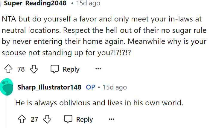 Part of the problem here might honestly be her husband, because what in the world.