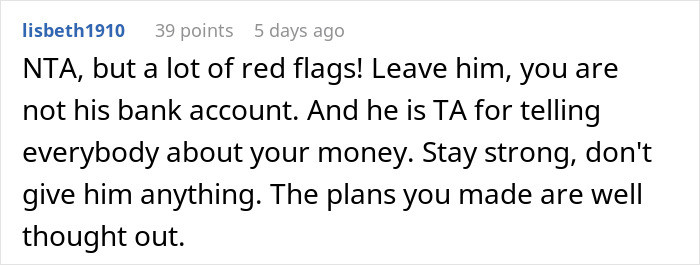 The plans you made are good