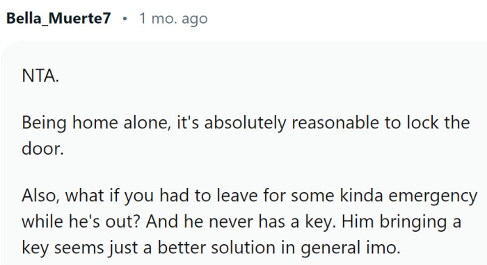 What if OP has to leave for some kind of emergency?