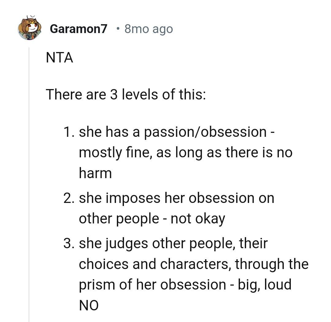 There are three levels to this.