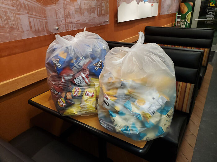 29. Tfw All The Chips Expire Today And You End Up Taking 134 Bags Home