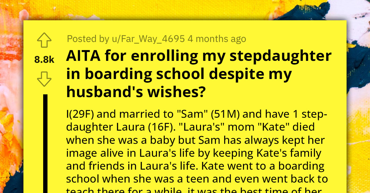 Woman Enrolls Her Stepdaughter In Boarding School Against Her Father's Wishes