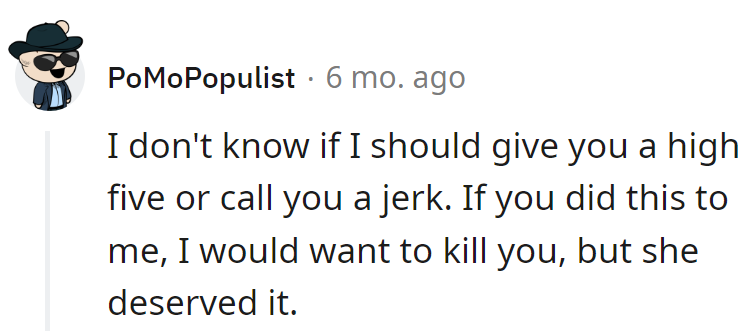 It's all in the fine print of literary justice.