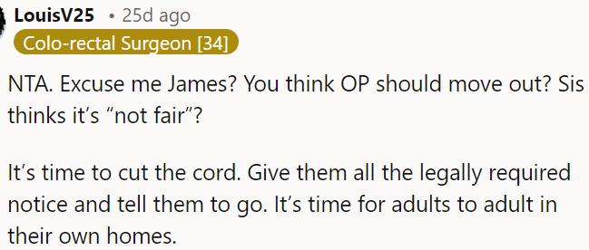 It's about time everyone takes responsibility for their living arrangements.