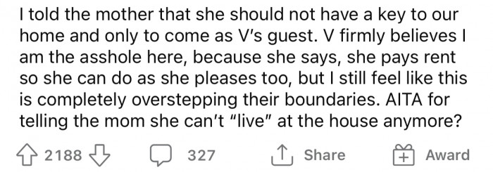 OP was unsure whether they took the right stance and decided to consult with the Reddit community.