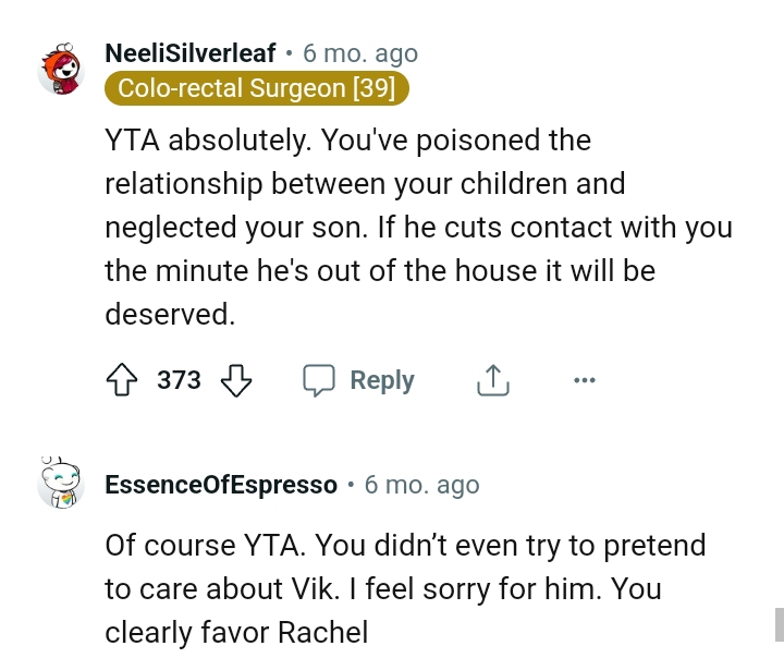 The OP Didn't Even Pretend to Care About Her Son