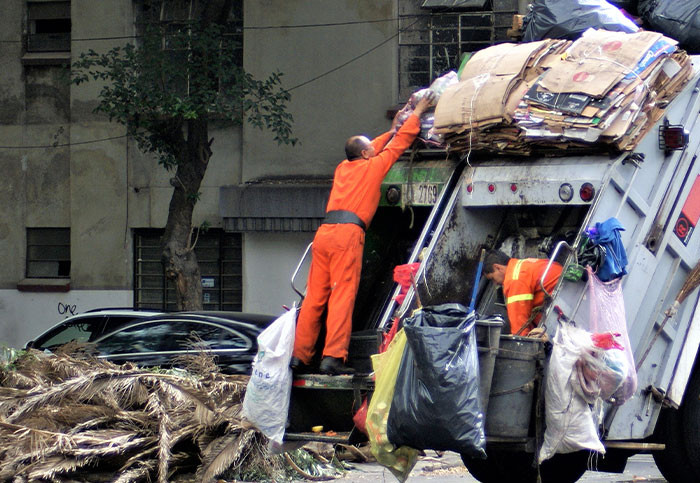 9. Some garbage disposal workers actually love their jobs