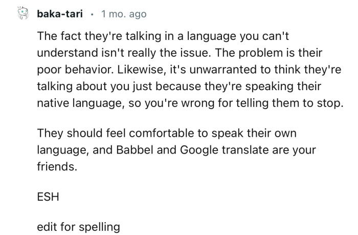 “Babbel and Google Translate are your friends.”