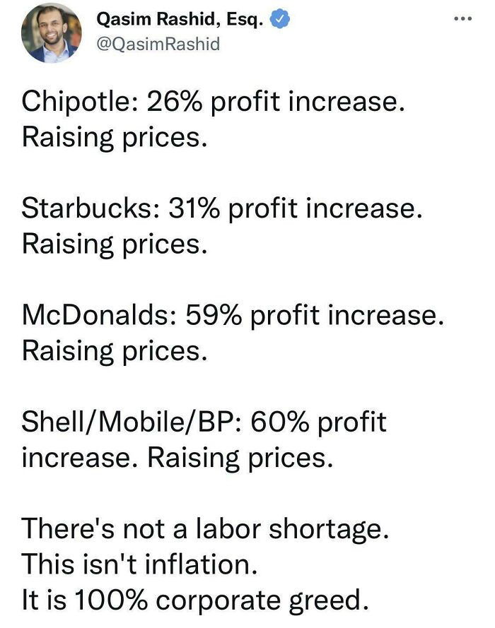 Corporate greed? Yay or nay?