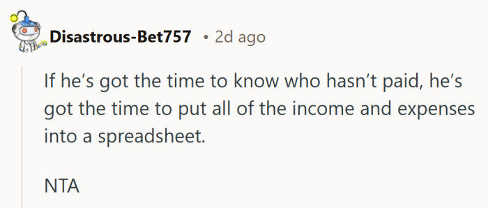 A lot of people agreed that the math isn’t the issue. The willingness to share it is.