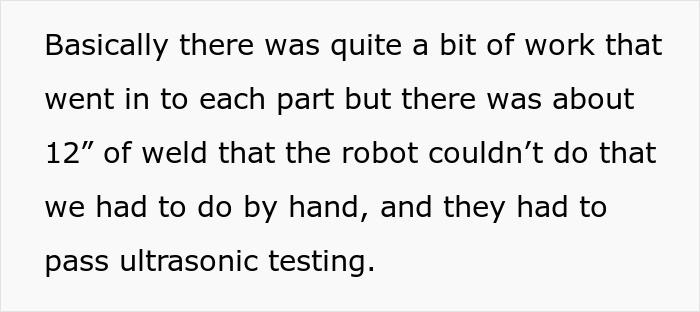 Handwork is hard work