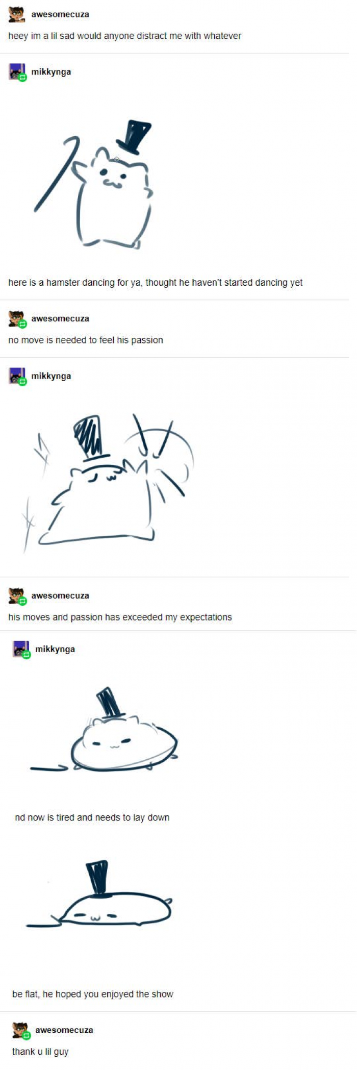 20. The Dancing Hamster is here to brighten your day.