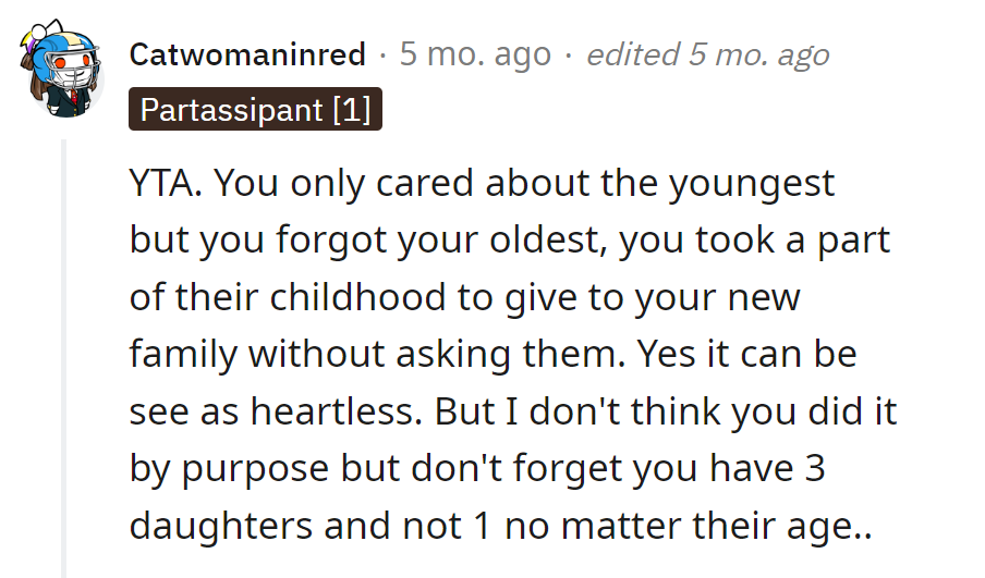 Time-traveling dad: Gave Lily a past, stepped on adult daughters' nostalgia. Next time, juggle better.