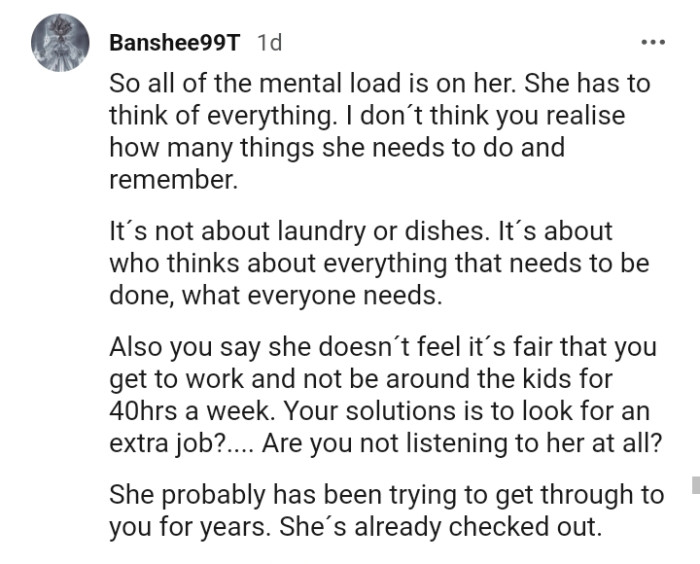 It's About Who Thinks About Everything That Needs to Be Done