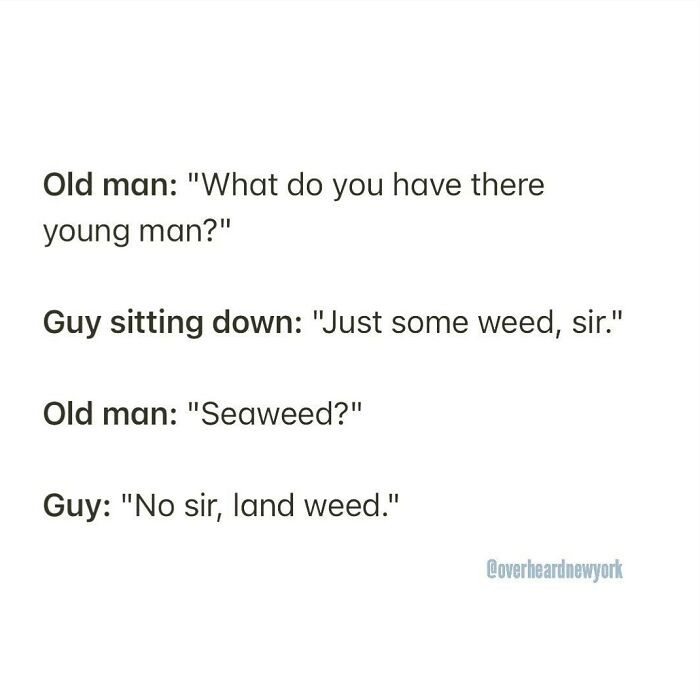 3. Lol... It's land weed after all