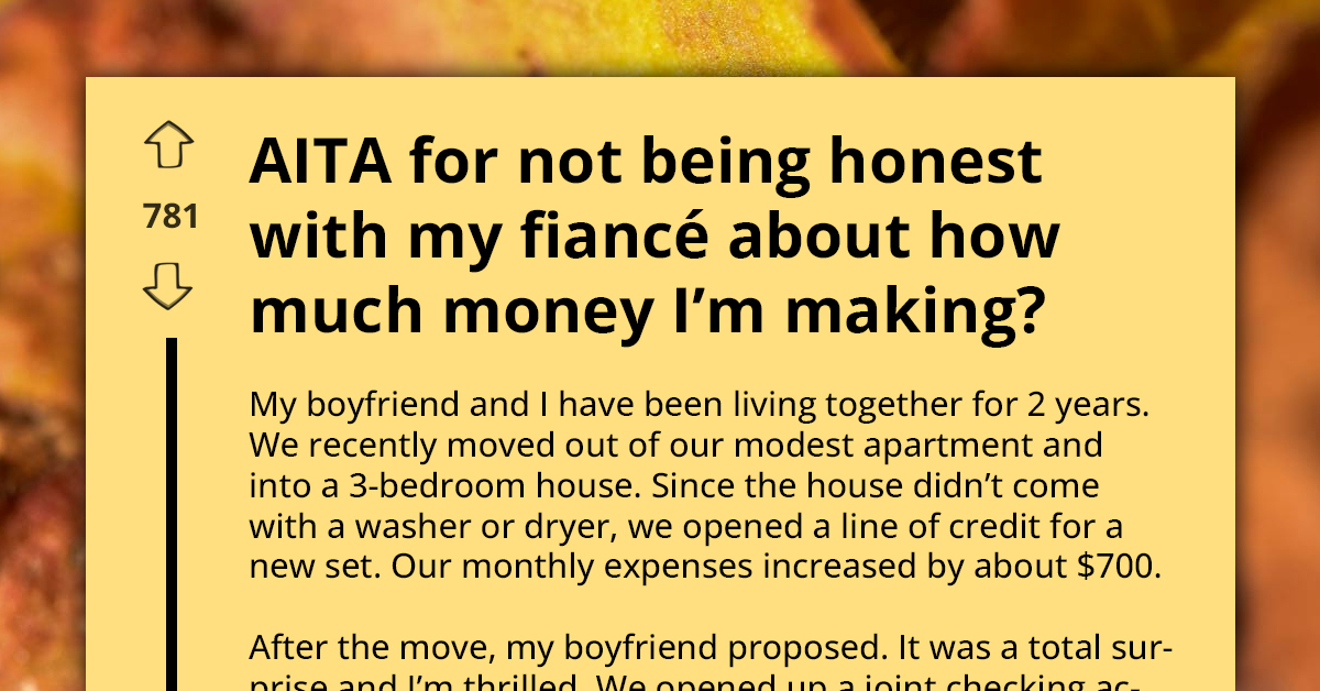 Woman Faces Backlash For Lying To Her Fiancé About Her Income And Making Secret Purchases