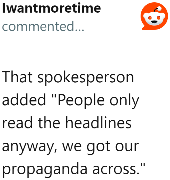 Well, it looks like the editorial team knows its readers well.