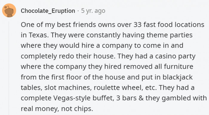 22. Some of the rich play house renovation games in real life