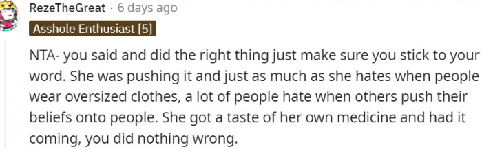 11. You said and did the right thing