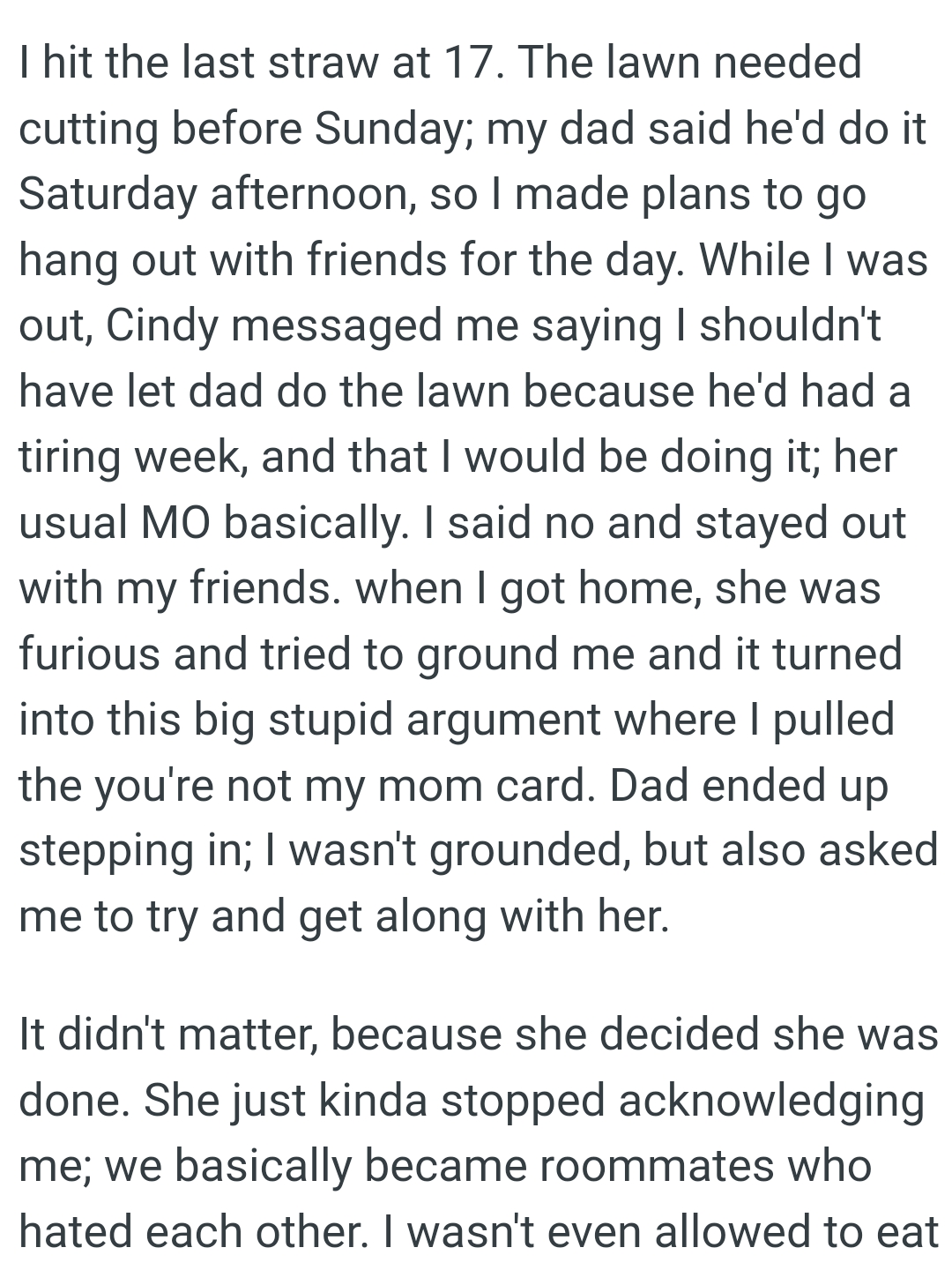 The OP made plans to go hang out with friends for the day