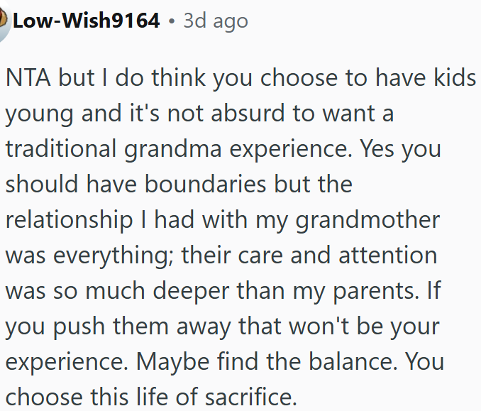 Balancing boundaries with the role of a grandmother is about finding care without losing yourself.