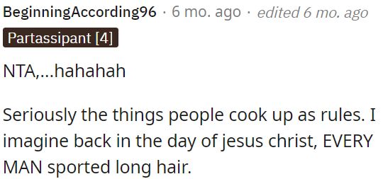 People come up with funny rules sometimes.