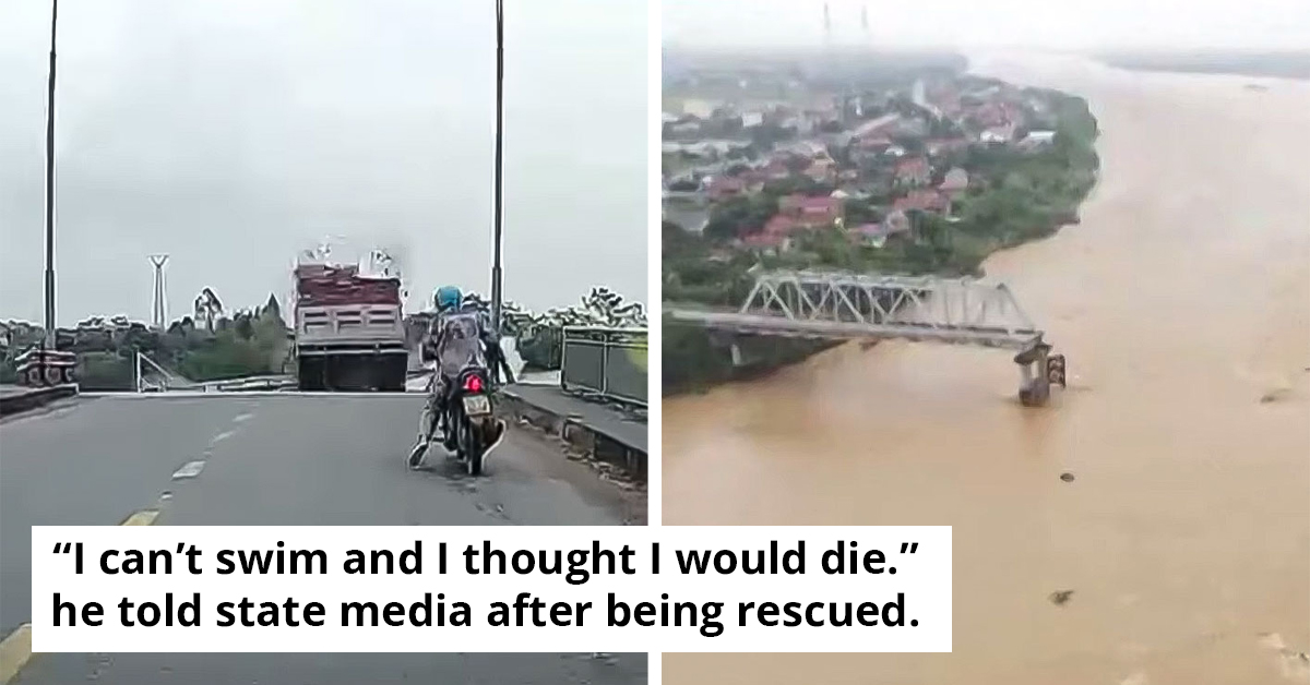 Unbelievable Footage Shows Typhoon Yagi Toppling a Busy Bridge in Vietnam