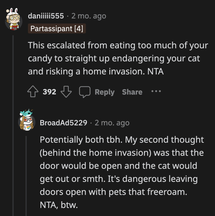 He is risking their safety whenever he gets high. That's a huge problem.