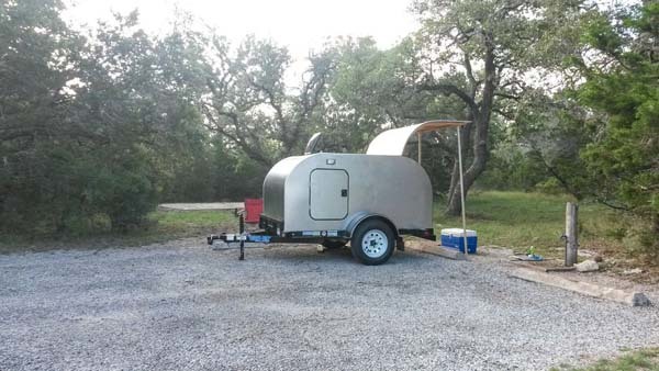 Here's when he finally took it to a state park.