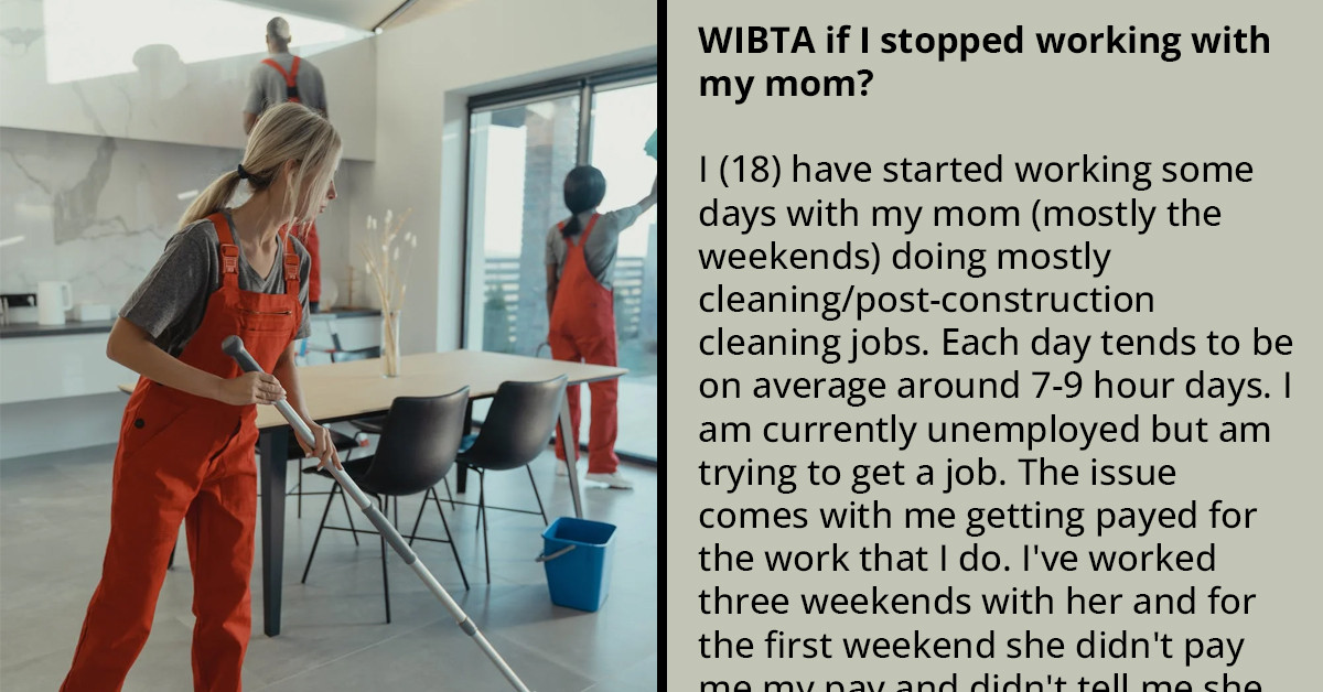 Young Unemployed Adult Redditor Plans To Quit Working With Their Mom After Getting Low Salary