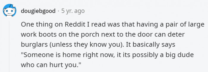 7. It's the thought that counts, you know