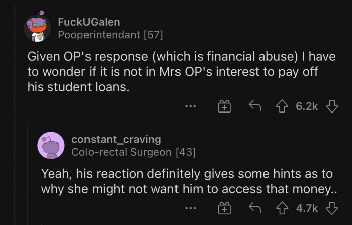 There might be much more to it.