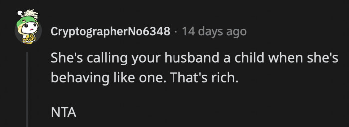 OP's cousin is probably not fond of mirrors