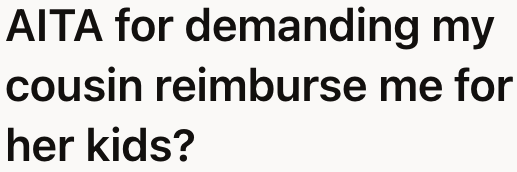 The OP's expensive toys were destroyed by his niblings. He asks this question: