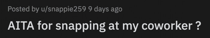 OP was supposed to start her vacation one day when a colleague asked her to cover for him