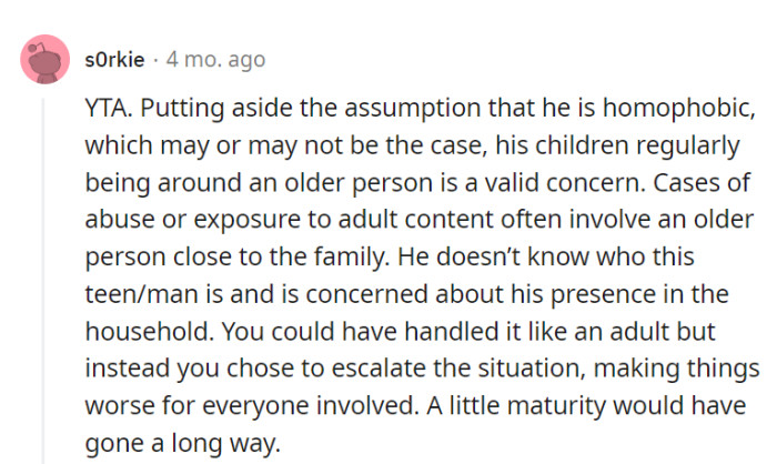 Handling concerns with maturity and a sensible chat could have been the recipe for de-escalation, but instead, it got spiced up with unnecessary heat.