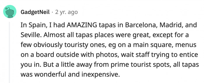 23. Tapas from Spain anyone? Yes, please!