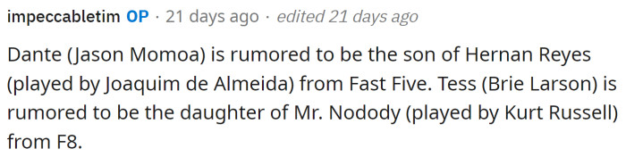 Just like in a telenovelas...