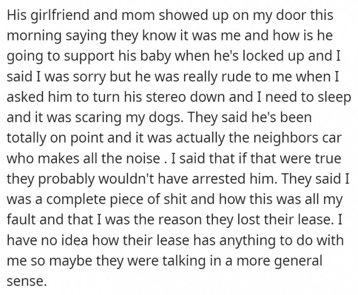 He got arrested, and apparently, he's leaving behind a pregnant girlfriend.