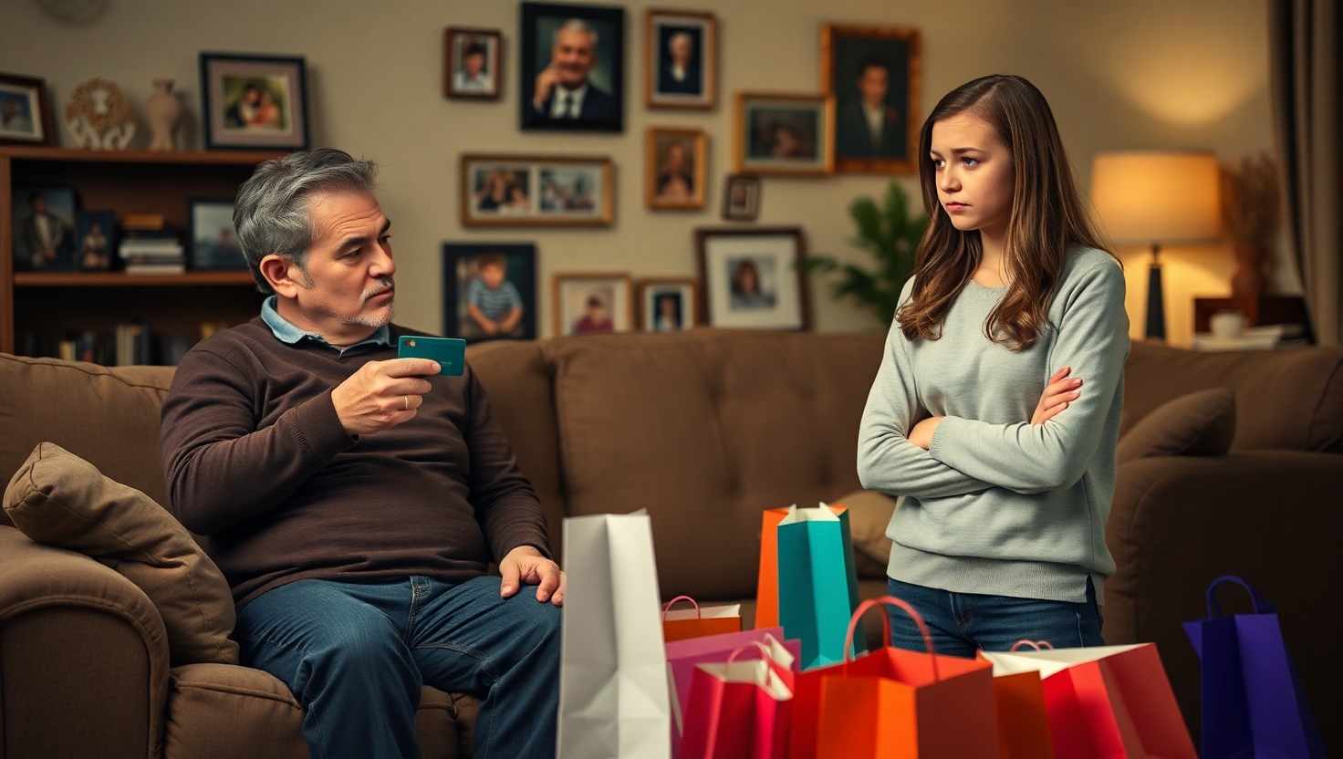 Setting Boundaries: Parent Limits Daughter's Spending After Debit Card Splurge