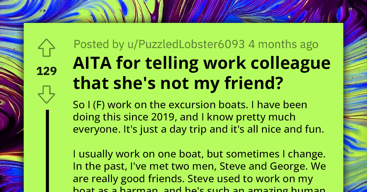 Woman's Workplace Harmony Disrupted as Longtime Friends Leave and Newcomer Sparks Tensions